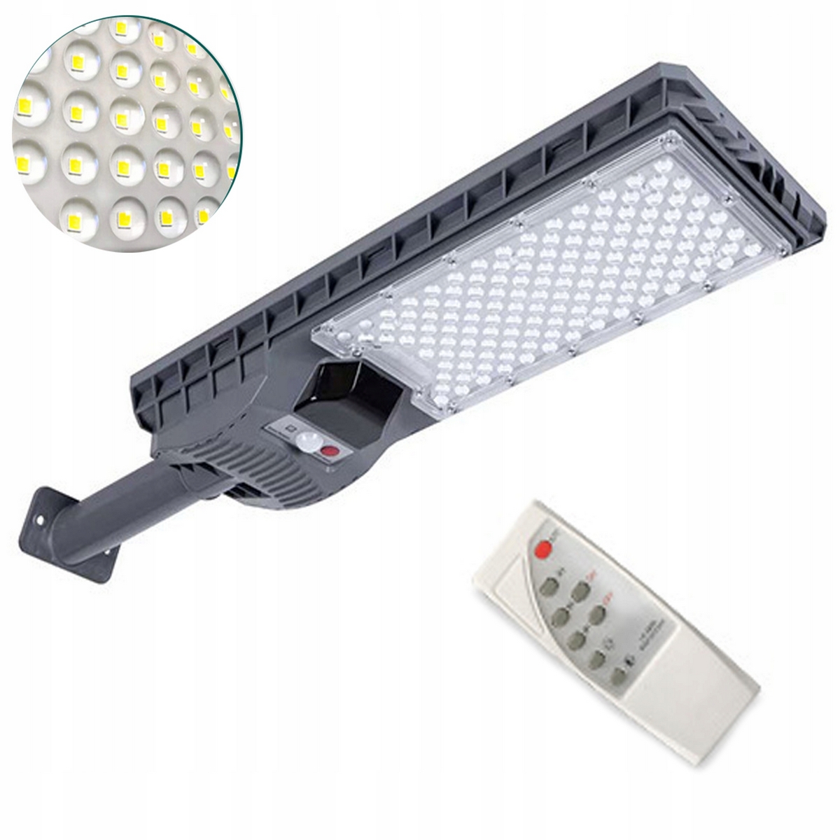 Pouličné svietidlo 700 W 6000 lm na solárne napájanie